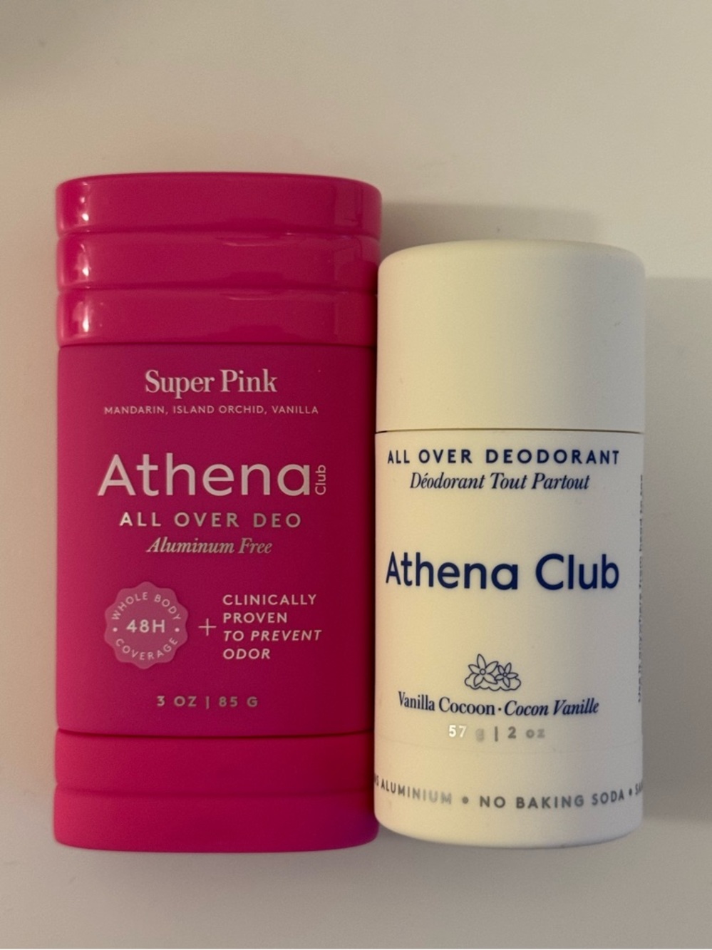 Athena Club Deodorant duo